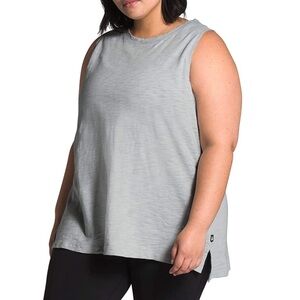 North Face Gray Cotton Tank XL